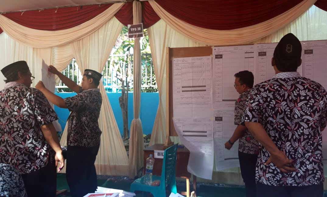 Joko Widodo Menang di TPS Tempat Khofifah Mencoblos