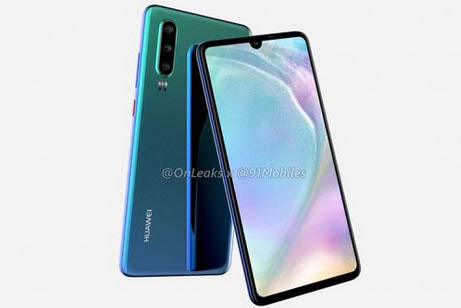 Begini Penampakan Tampilan Huawei P30 yang Dirilis Maret