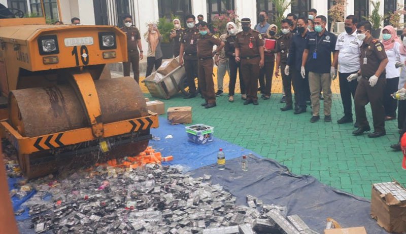 JATIMNET.COM PEMUSNAHAN BARANG BUKTI