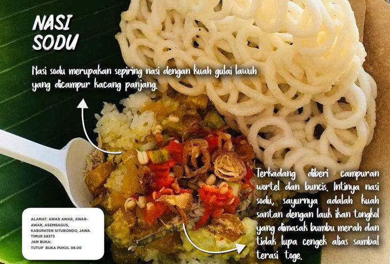 Ilustrasi. Foto: “Peta Kuliner Jalur Lebaran Pulau Jawa” Kementerian Perhubungan.