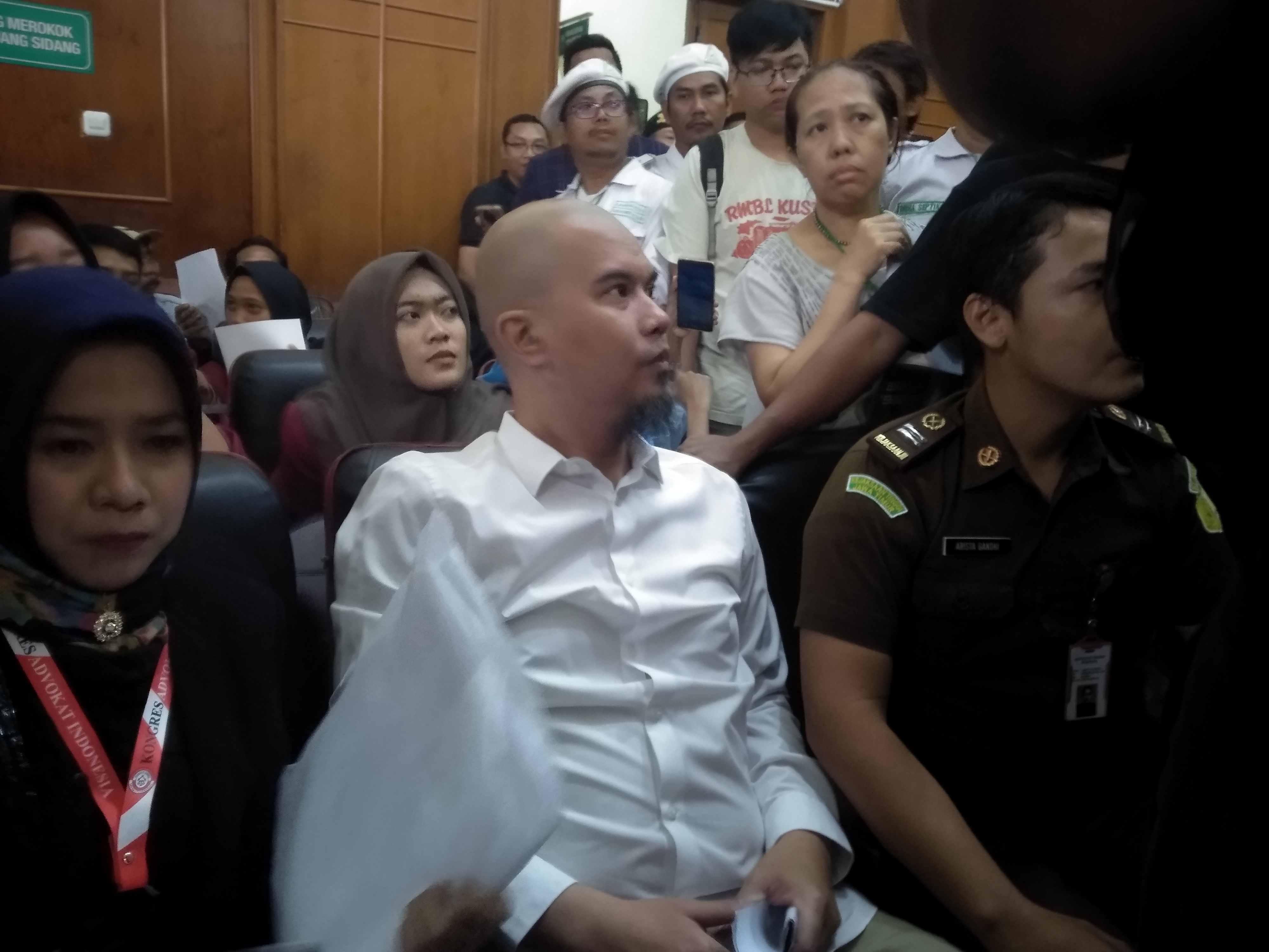 Ahmad Dhani Tolak Surat Dakwaan dalam SIdang Kedua