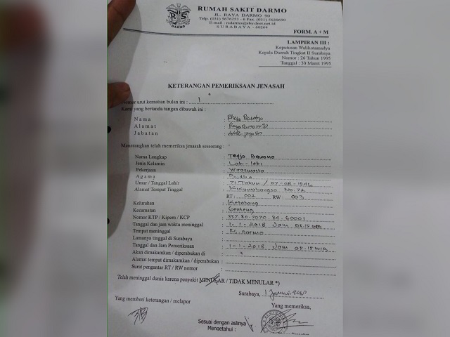 Saksi Korupsi Kolam Renang Brantas Meninggal Kasus Tetap Lanjut