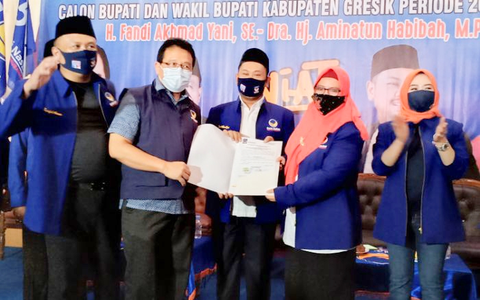 Nasdem Rekom Pasangan Yani Aminatun Di Pilkada Gresik 2020