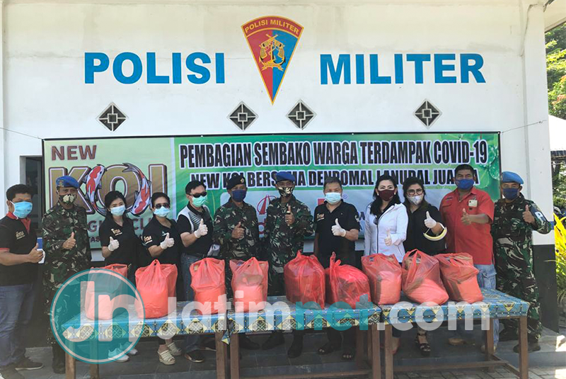 Gandeng New Koi Puspenerbal Juanda Bagikan Paket Sembako Untuk