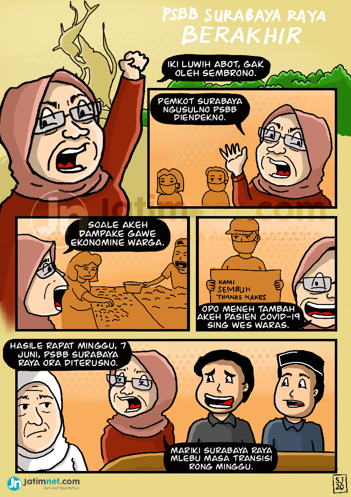 Masa Transisi Surabaya Ke New Normal