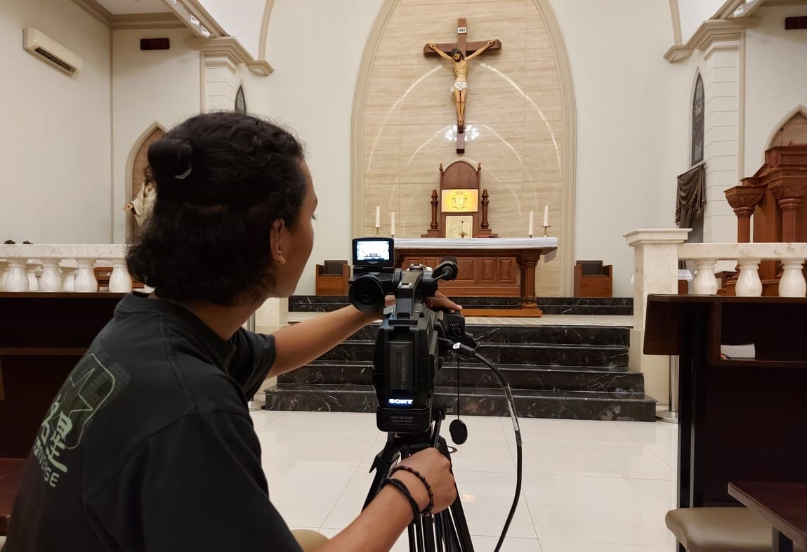 Cegah Covid 19 Gereja Katolik Jember Adakan Misa Via Live Streaming Di Youtube