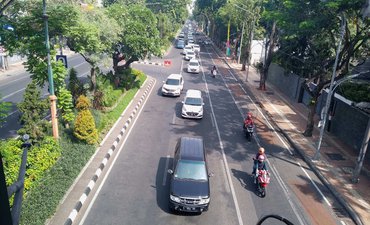 Libur Lebaran, Suasana Lalu Lintas Surabaya Ramai Lancar libur-lebaran-suasana-lalu-lintas-surabaya-ramai-lancar