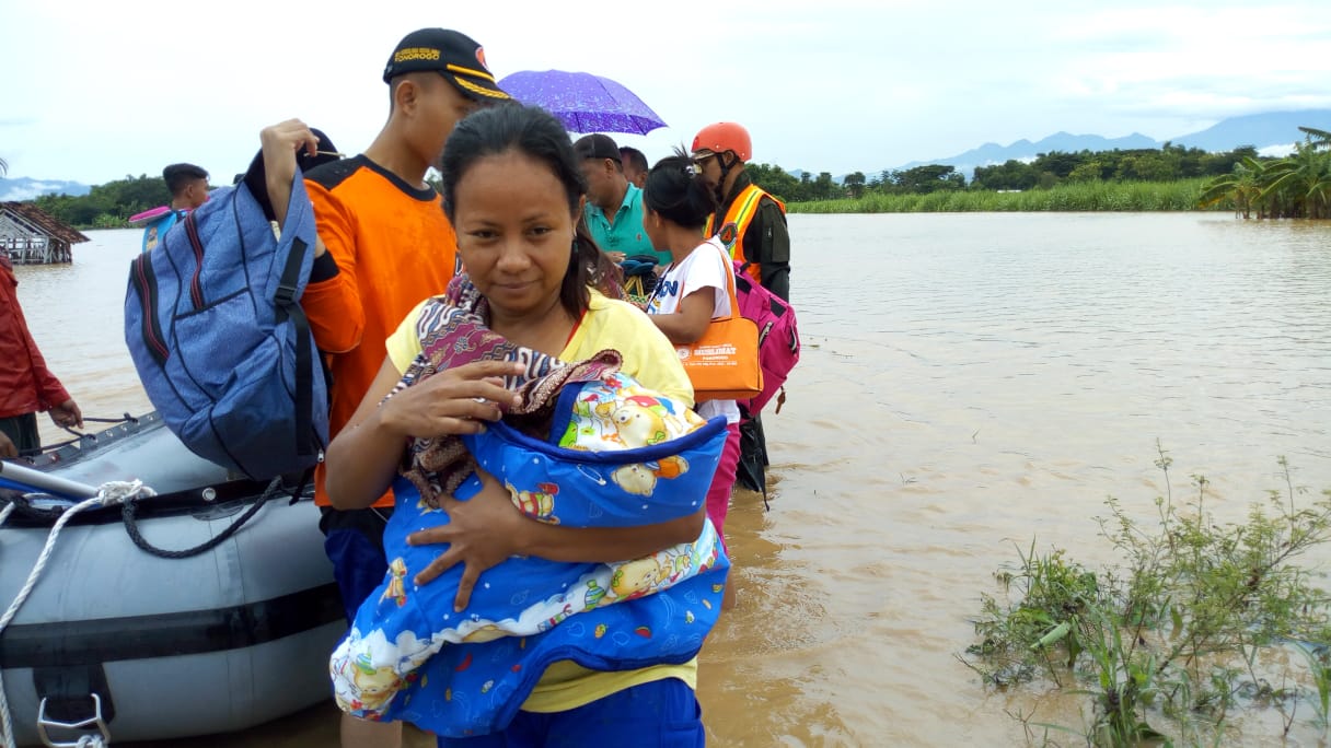 450 Warga Ponorogo Mengungsi Akibat Banjir