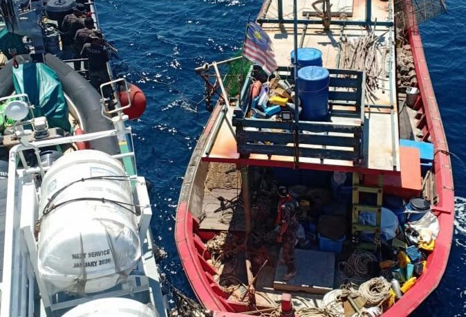 KKP Tangkap Kapal Perikanan Berbendera Malaysia di Selat Malaka