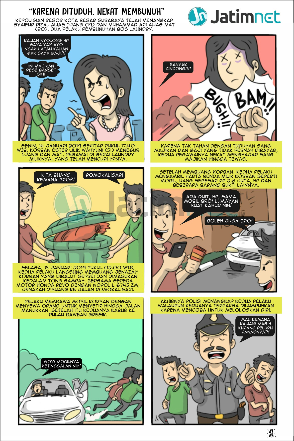 Bos Tewas di Tangan Anak Buah