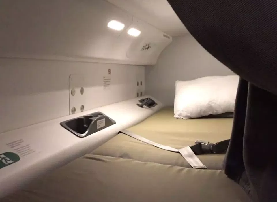 Ini Tempat Tidur Pilot dan Awak Pesawat