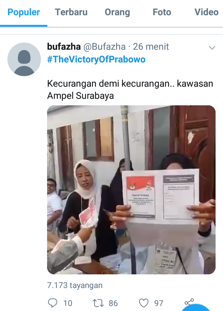 Bawaslu Surabaya Tegaskan Tidak Ada Kecurangan Surat Suara Tercoblos